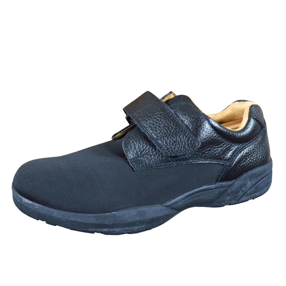 Dr. Comfort Brian Men Walking Shoe Sz 13 Wide Therapeutic Diabetic Black Leather